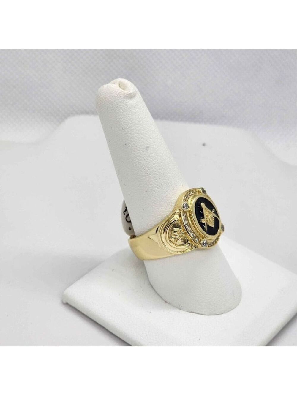 BRAND NEW Sterling Silver 925 Masonic Mason Symbol Ring - Picture 3 of 7